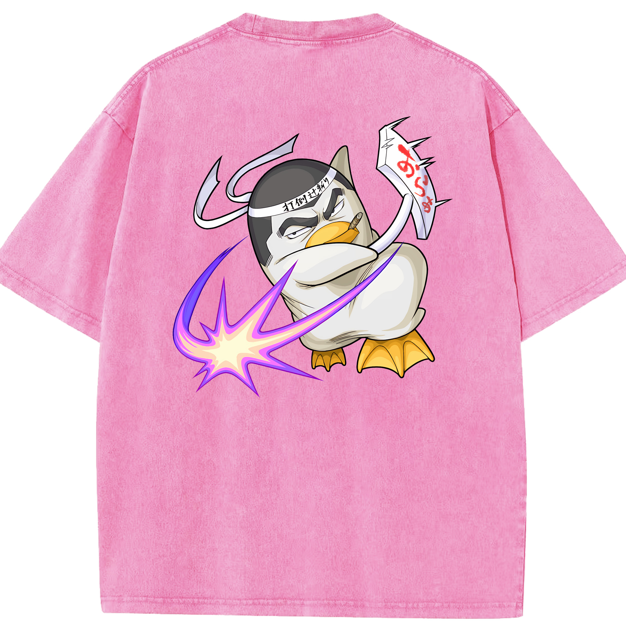 （画像用） ぎんたま 坂田銀時（さかたぎんとき） 神楽 志村新八（しむら しんぱち） GINTAMA Sakata Gintoki Kagura Shimura Shinpachi 綿100% ヴィンテージ風 半袖Tシャツ（背面プリント）